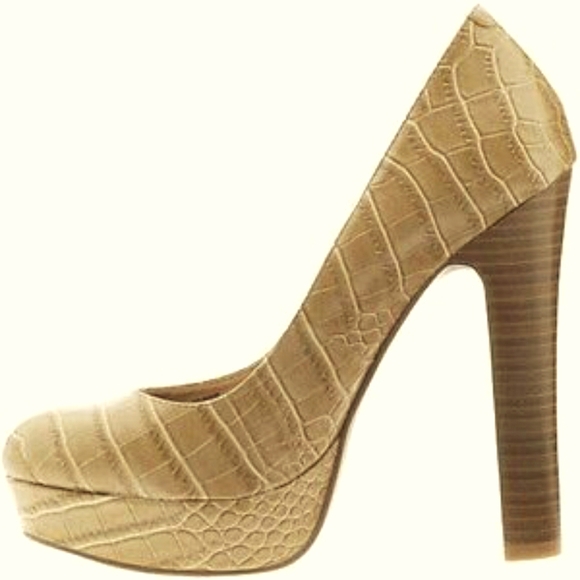 BCBGeneration Shoes - BCBGeneration Jodie Faux Croc Heels